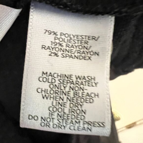 Ann Taylor LOFT Black Marisa Quilted Tuxedo Style Pants, Size 6 - Picture 13 of 13